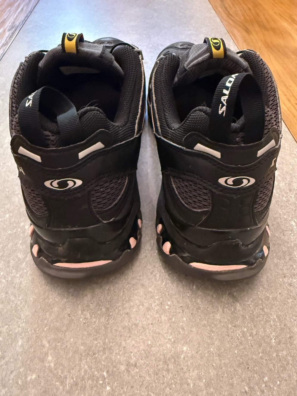 Salomon XA Pro 3D Ultra Trail Running Shoes Black Pink Womens Size 9 - Picture 5 of 11
